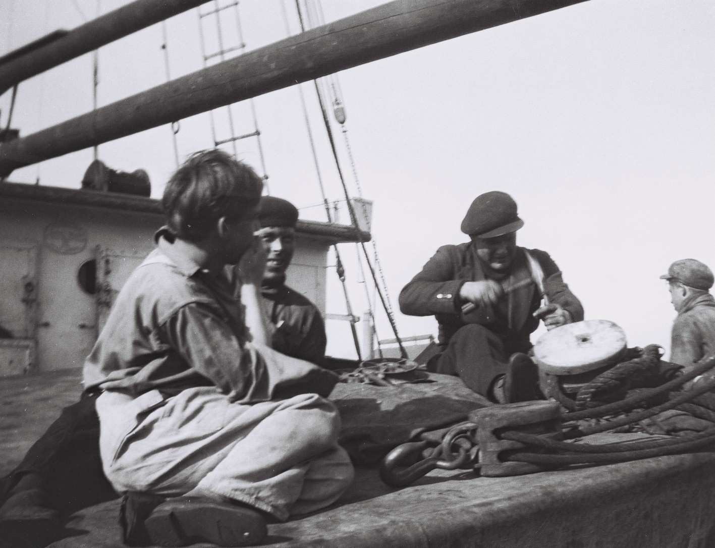 Riggarbete på 1:a luckan